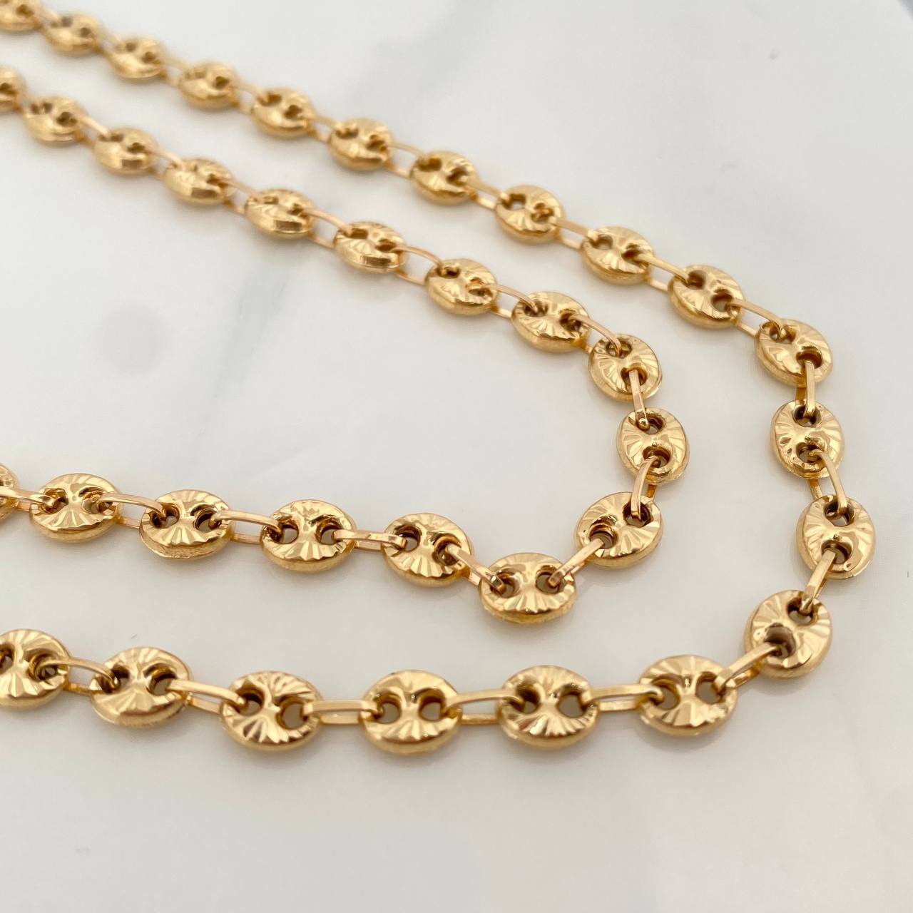 Cadena GC 13.35gr / 24 1/2 in / 4.95mm Oro Amarillo 18K %