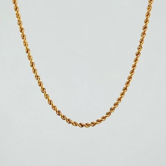 Rope Chain 3 g / 20 in / 3.6 mm Yellow Gold 18K