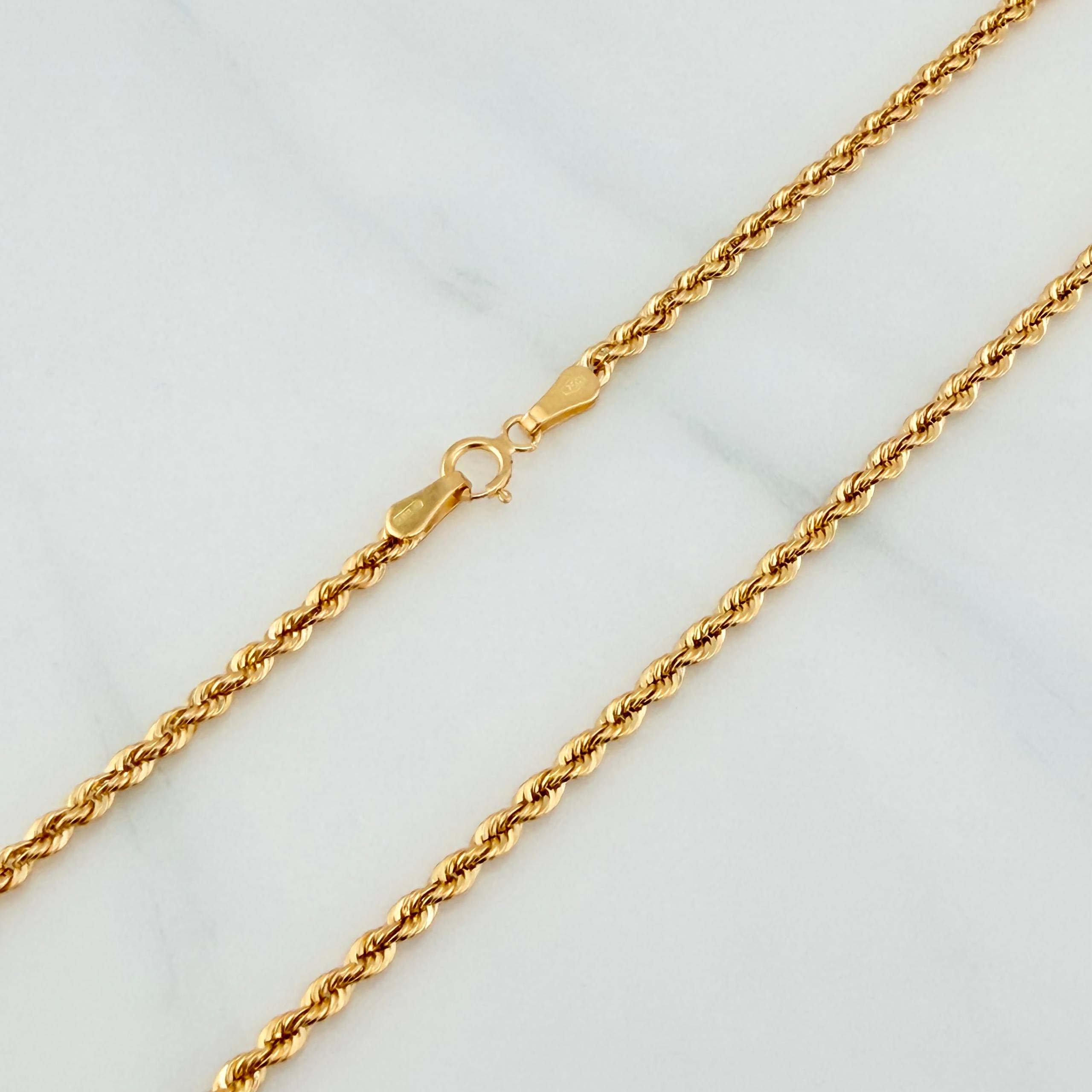 Cadena Lazo 3 g / 20 in / 3.6 mm Oro Amarillo 18K