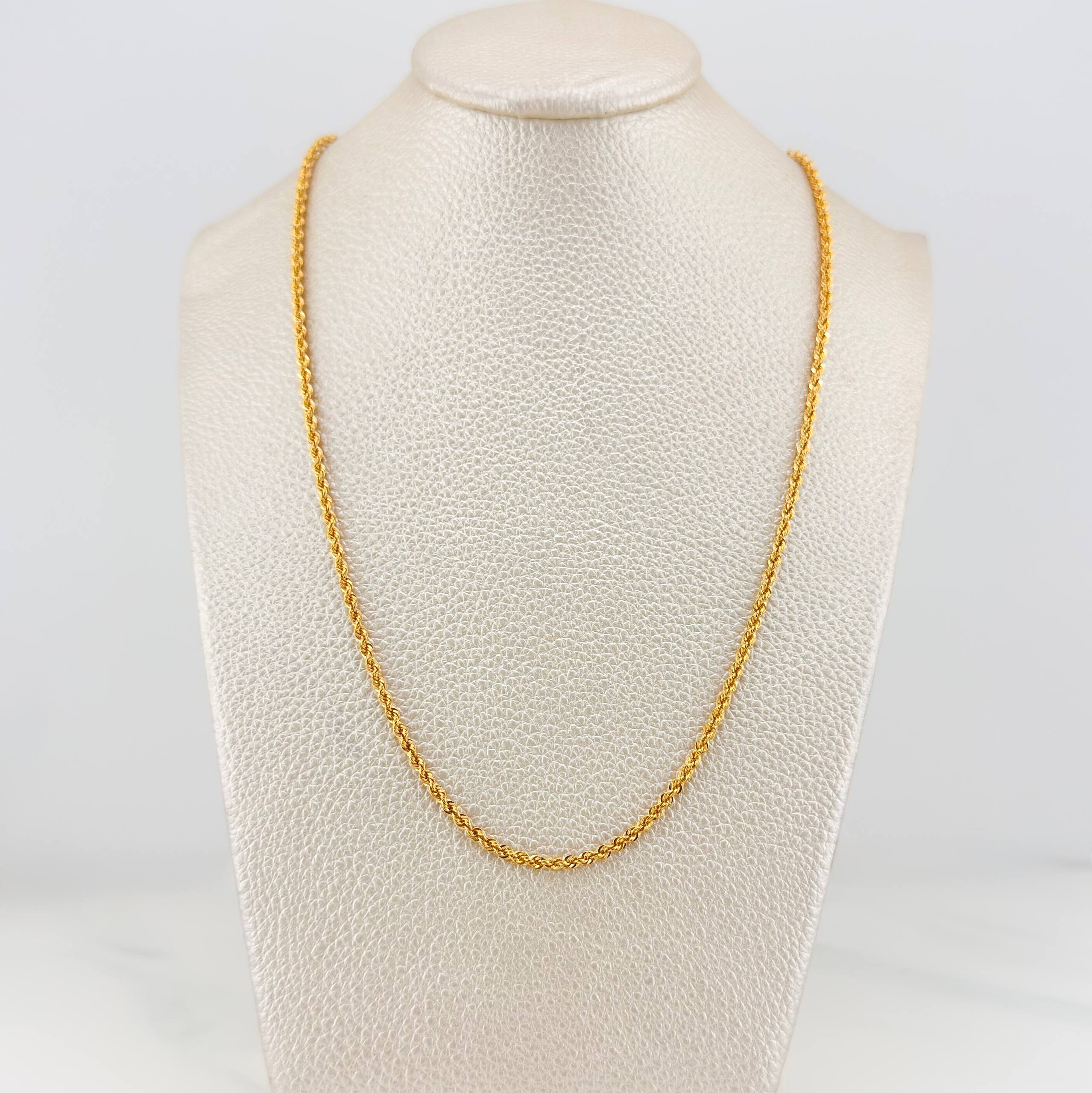 Cadena Lazo 3 g / 20 in / 3.6 mm Oro Amarillo 18K