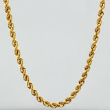 Rope Chain 10.45 g / 24 in / 3.6 mm Yellow Gold 18K
