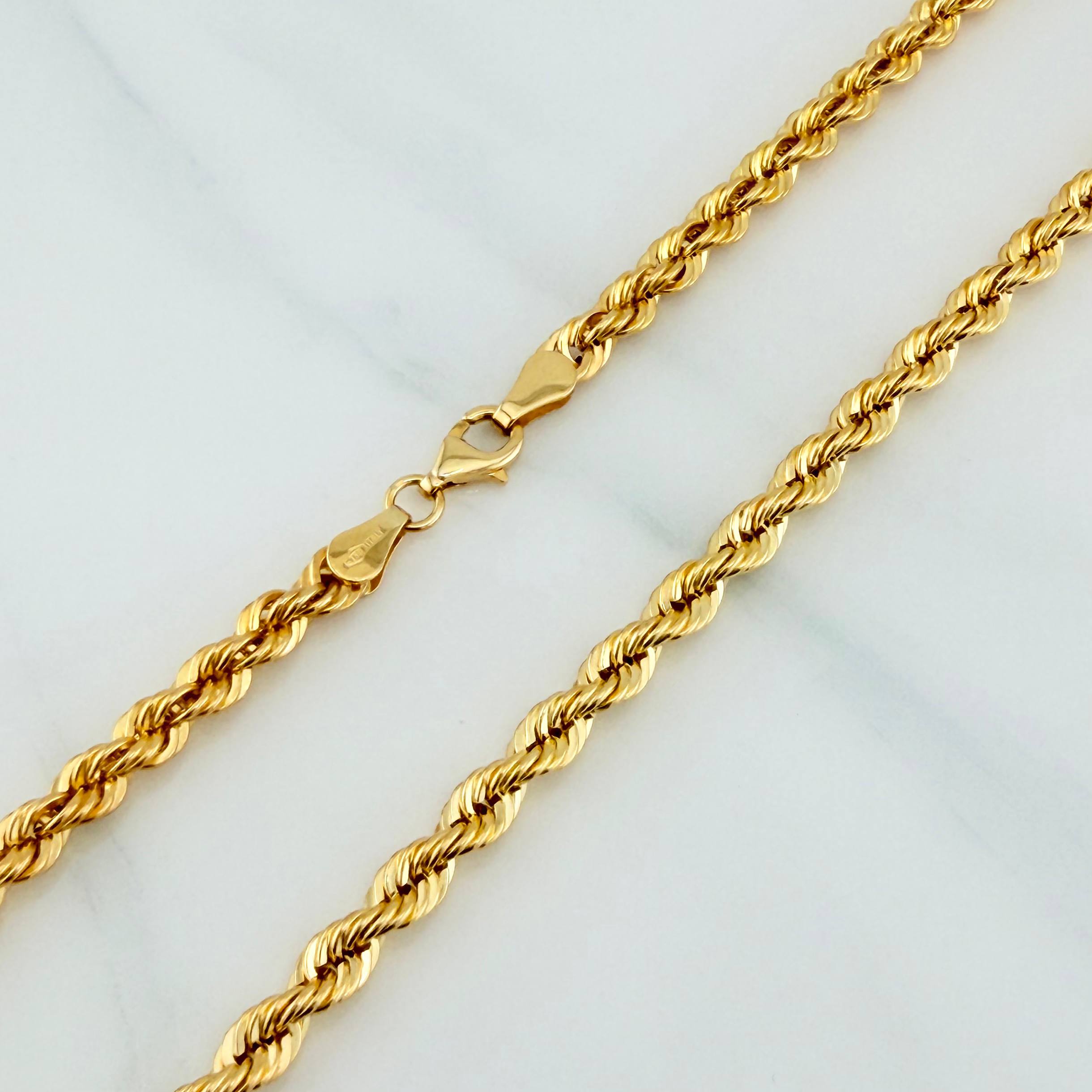 Rope Chain 10.45 g / 24 in / 3.6 mm Yellow Gold 18K
