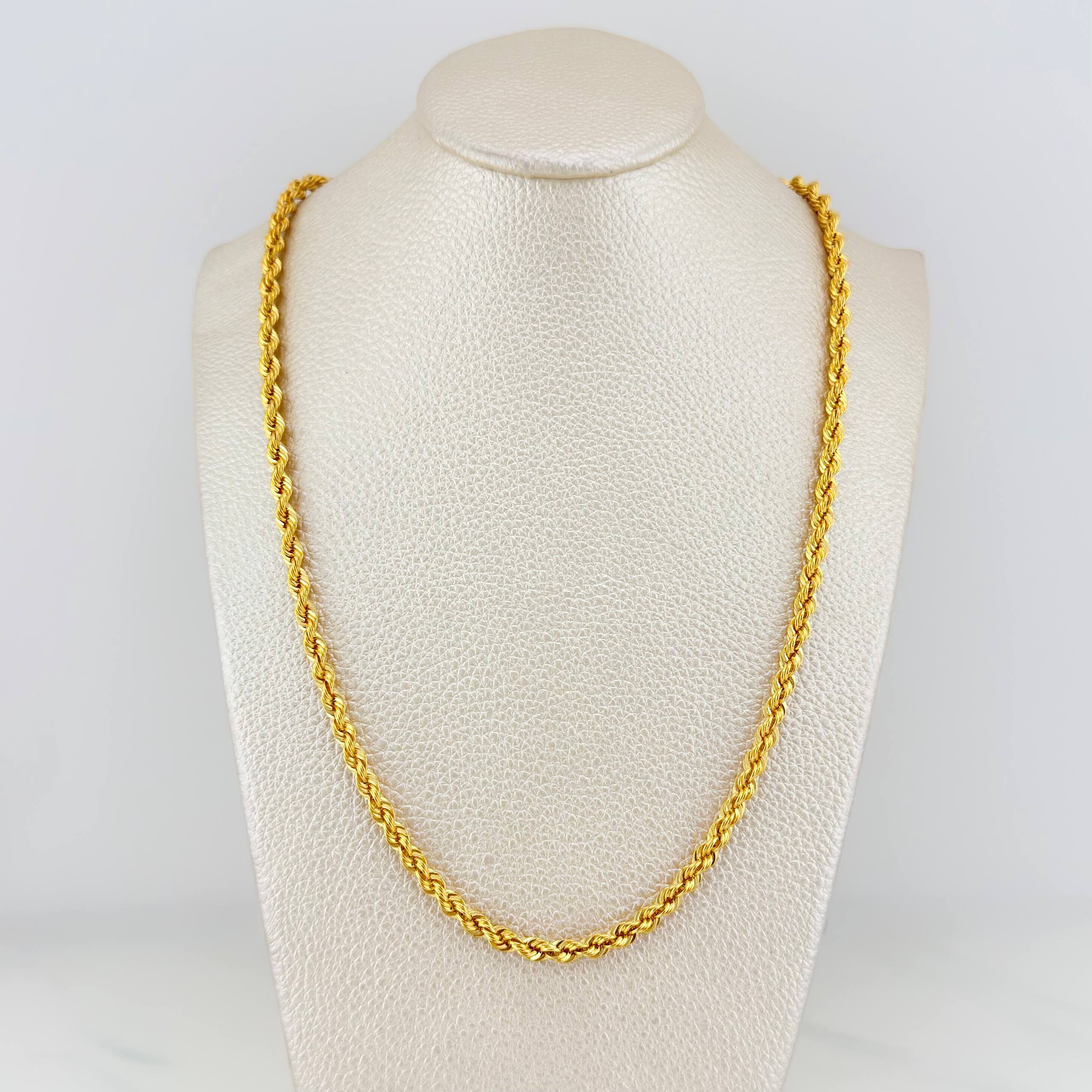 Rope Chain 10.45 g / 24 in / 3.6 mm Yellow Gold 18K