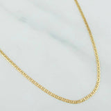 Cadena Escalera 1.6 g / 15 3/4 in / 1.39 mm Oro Amarillo 18K