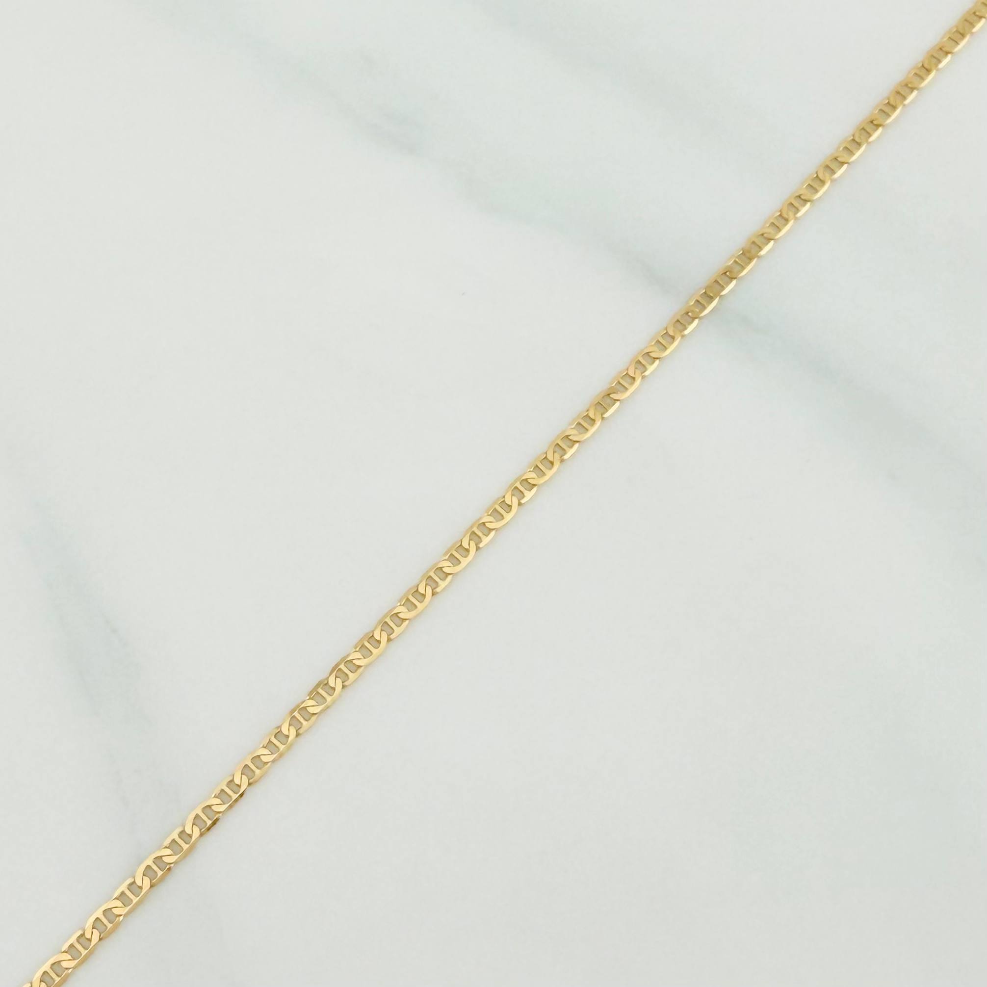 Cadena Escalera 1.75 g / 17 3/4 in / 0.5 mm Oro Amarillo 18K