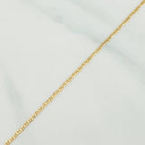 Cadena Escalera 1.5 g / 15 3/4 in / 1.39 mm Oro Amarillo 18K