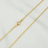 Cadena Escalera 1.65 g / 17 3/4 in / 1.43 mm Oro Amarillo 18K