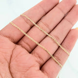 Cadena Escalera 1.6 g / 15 3/4 in / 1.39 mm Oro Amarillo 18K