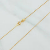 Cadena Veneciana 0.95 g / 15 3/4 in / 0.5 mm Oro Amarillo 18K