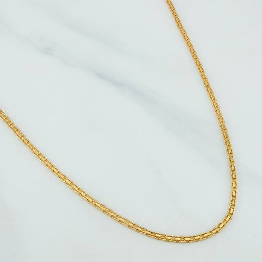 Bismark Chain 2.9 g / 15 3/4 in / 1.6 mm Yellow Gold 18K