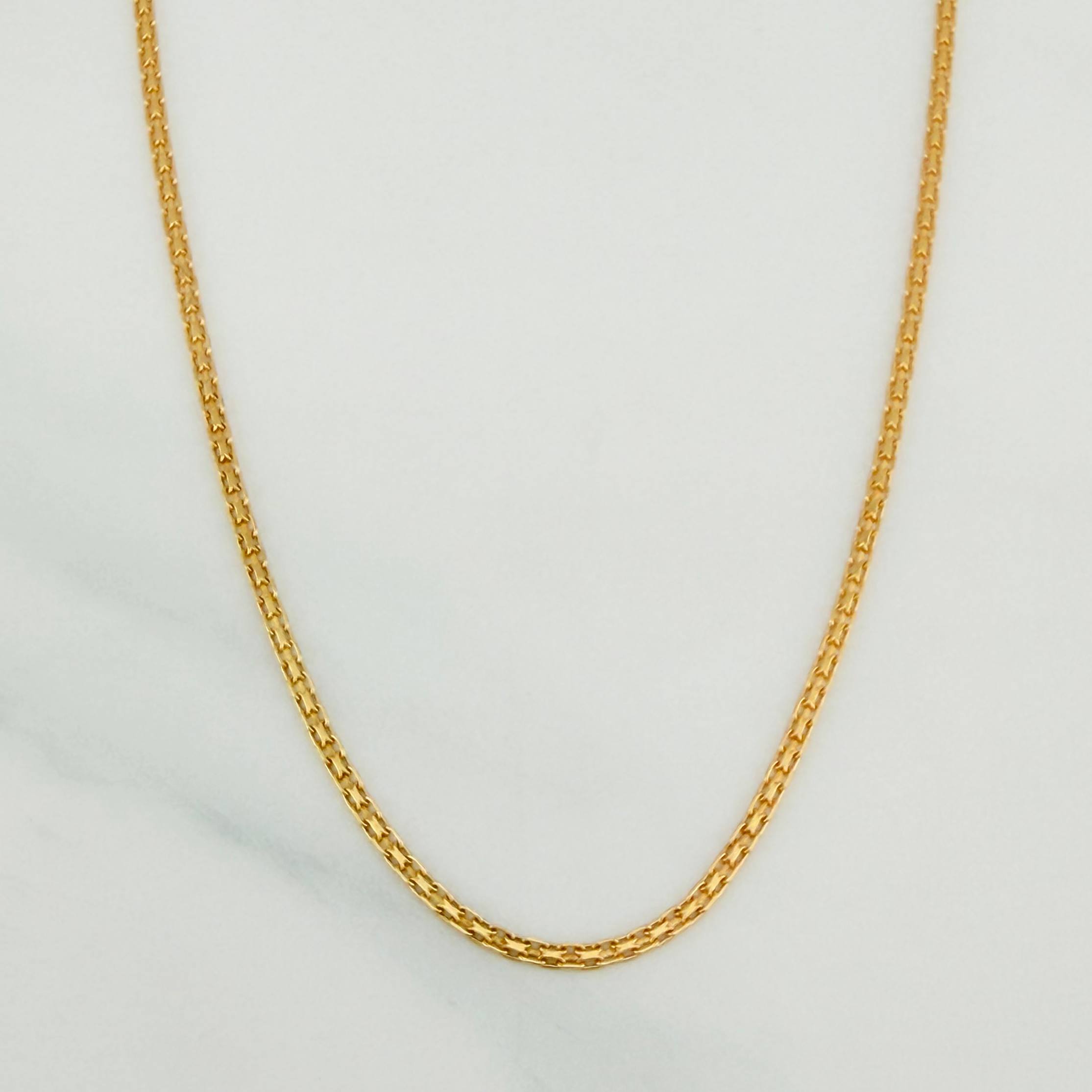 Cadena China 2.85 g / 40 cm / 1.6 mm Oro Amarillo 18K