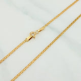 Cadena China 2.85 g / 40 cm / 1.6 mm Oro Amarillo 18K