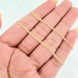 Cadena China 2.85 g / 40 cm / 1.6 mm Oro Amarillo 18K