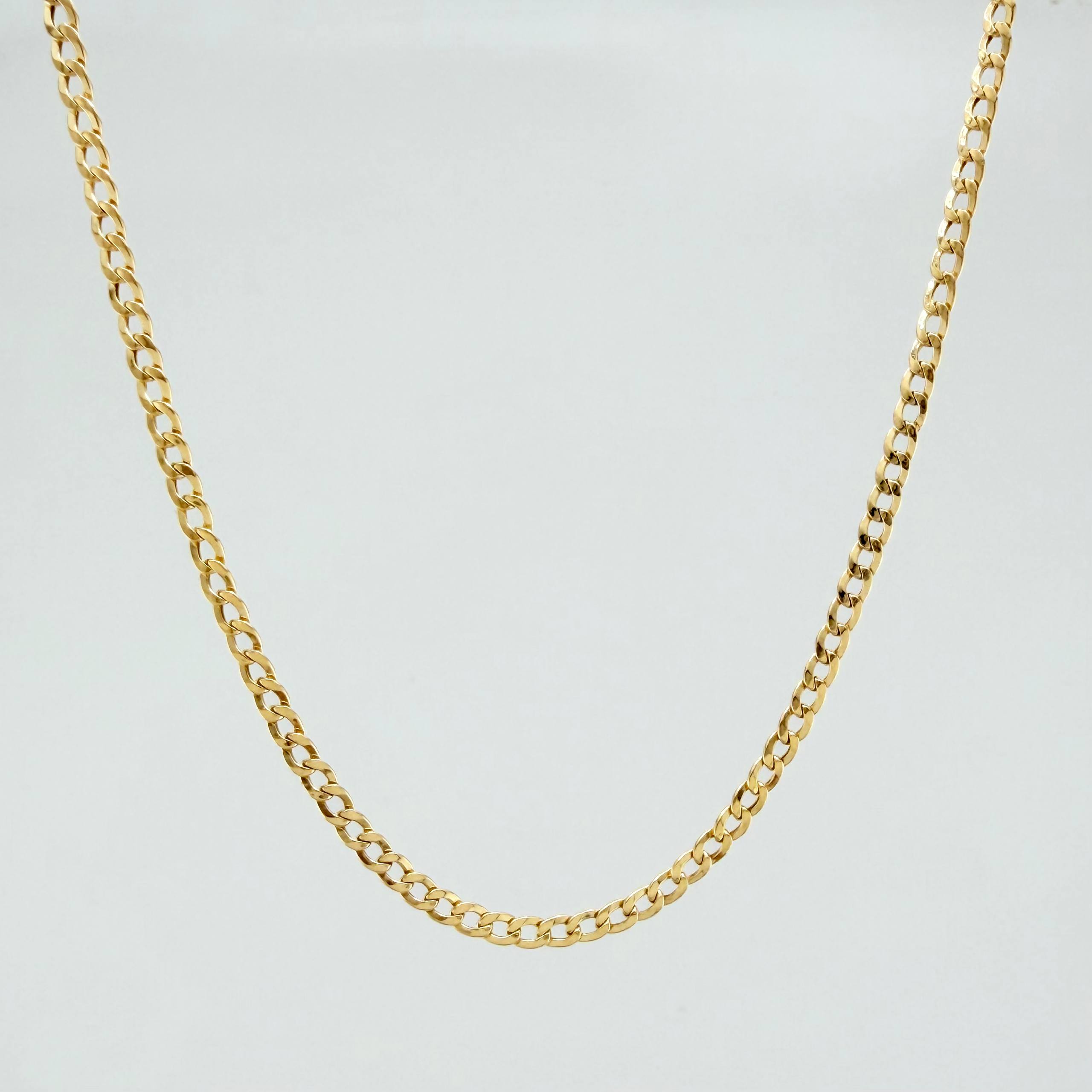 Cadena Cubana 2.4 g / 51 cm / 2.4 mm Oro Amarillo 18K