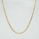 Cadena Cubana 2.4 g / 51 cm / 2.4 mm Oro Amarillo 18K