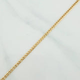 Cadena Cubana 2.4 g / 51 cm / 2.4 mm Oro Amarillo 18K