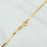 Herringbone Chain 2 g / 15 3/4 in / 1.5 mm 18K Yellow Gold