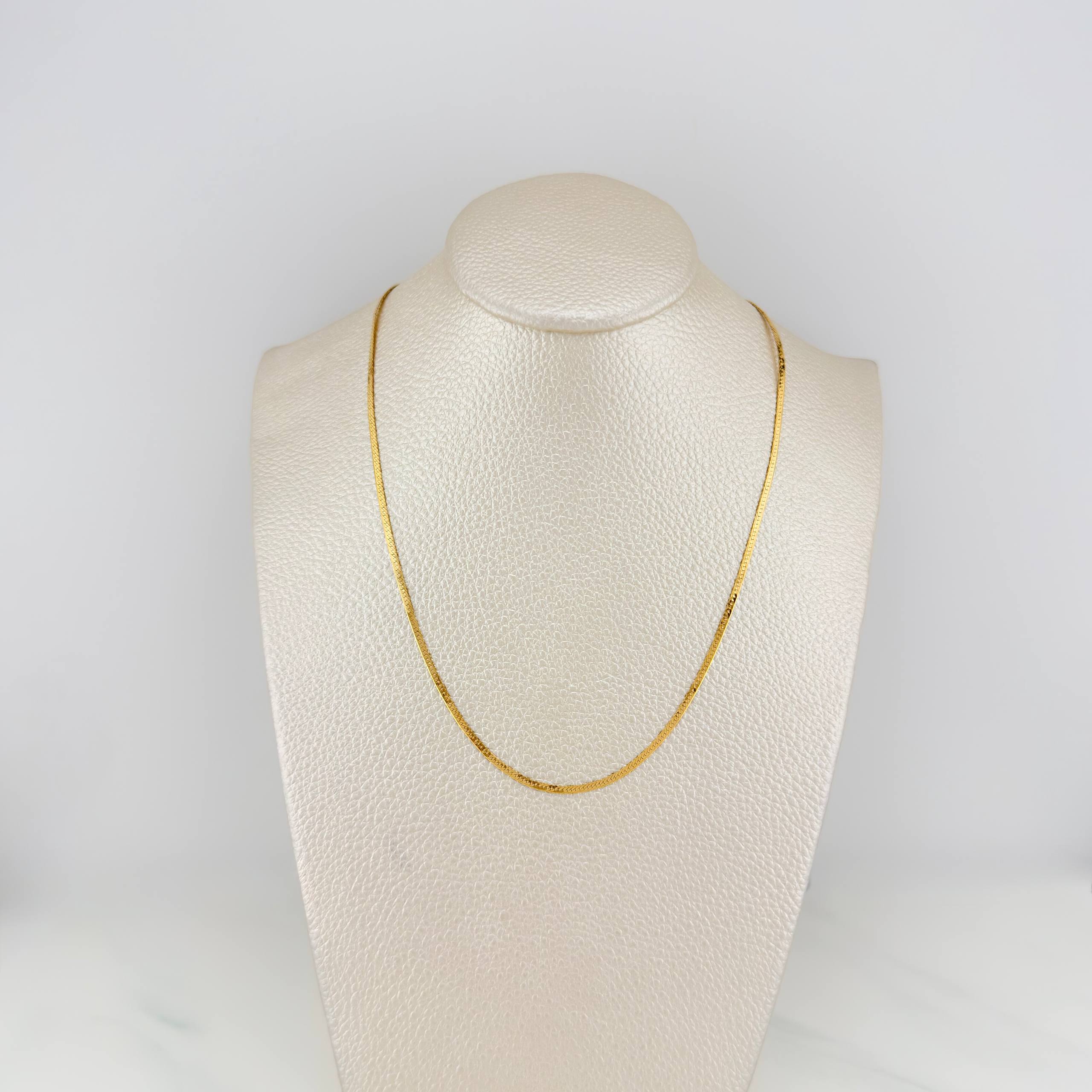 Herringbone Chain 2 g / 15 3/4 in / 1.5 mm 18K Yellow Gold