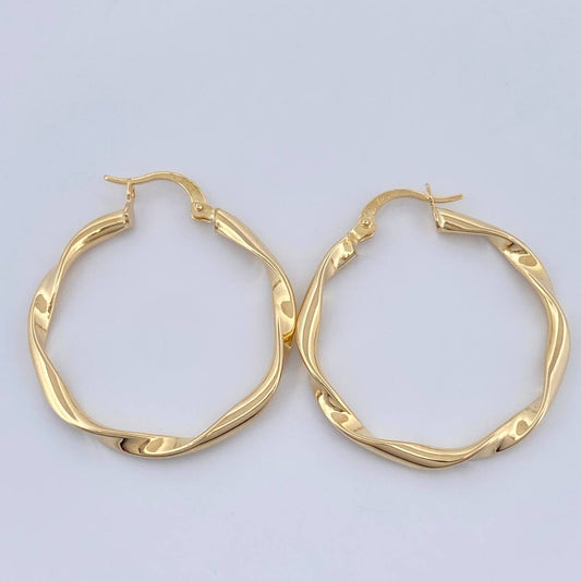 Candongas Asby 2gr / 1 1/4 in / Oro Amarillo 18K %