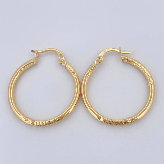 Candongas Megan 1.7gr / 1 in / Oro Amarillo 18K %