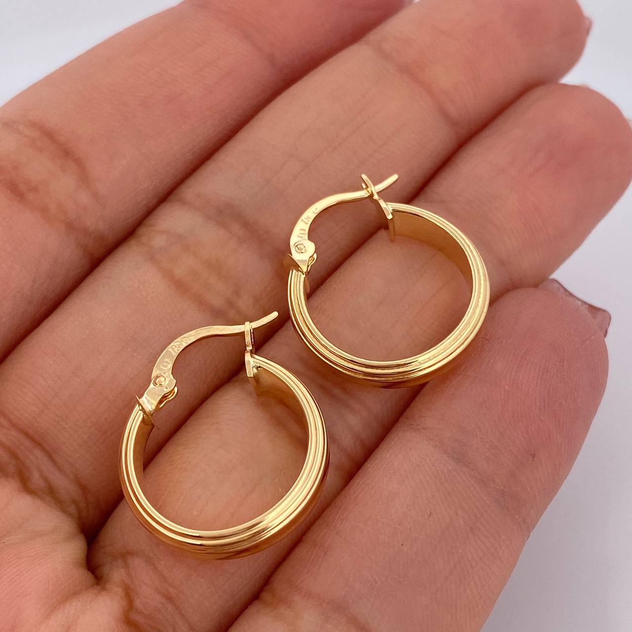 Candongas Winter 1.9gr / 3/4 in / Oro Amarillo 18K %