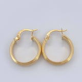Candongas Winter 1.9gr / 3/4 in / Oro Amarillo 18K %