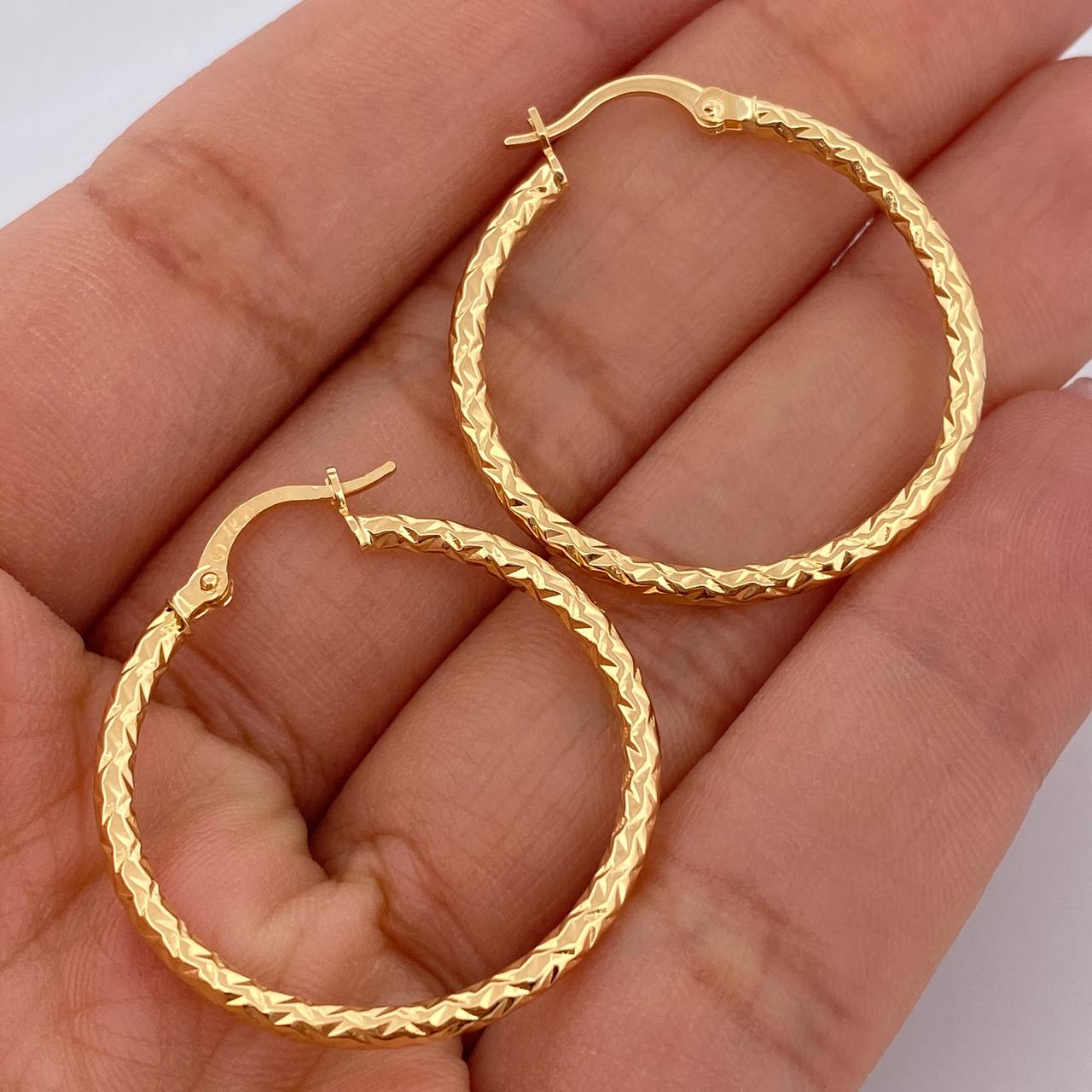 Candongas Kataleya 1.95gr / 1 1/4 in / Oro Amarillo 18K %