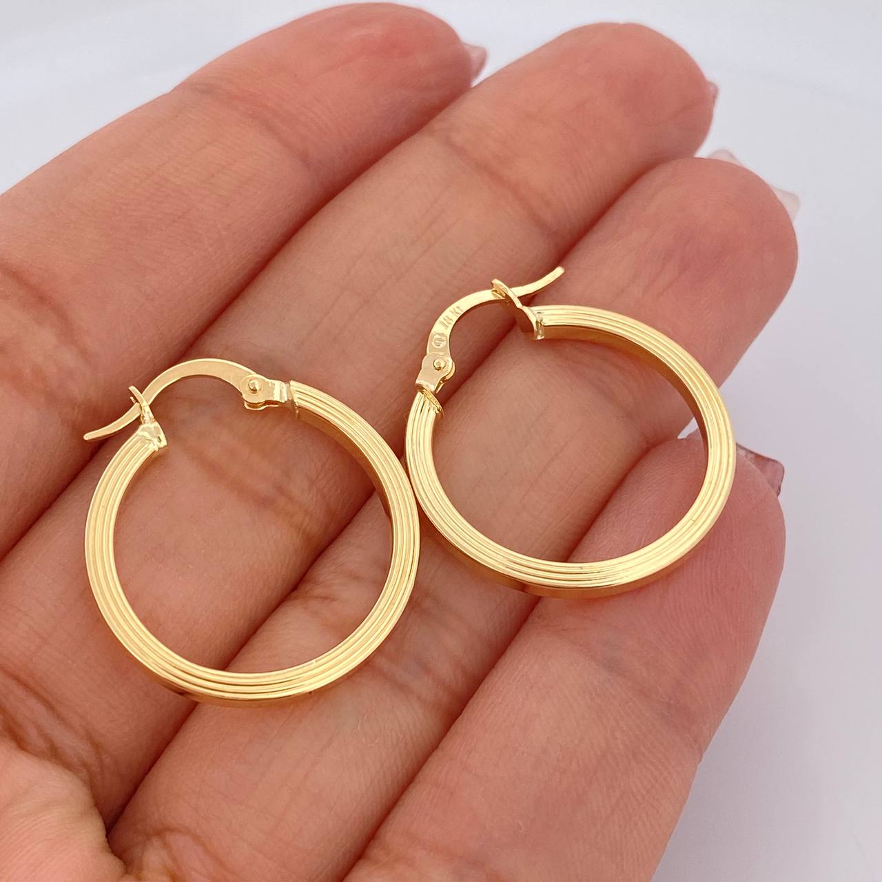 Candongas Andy 1.75gr / 1 in / Oro Amarillo 18K %