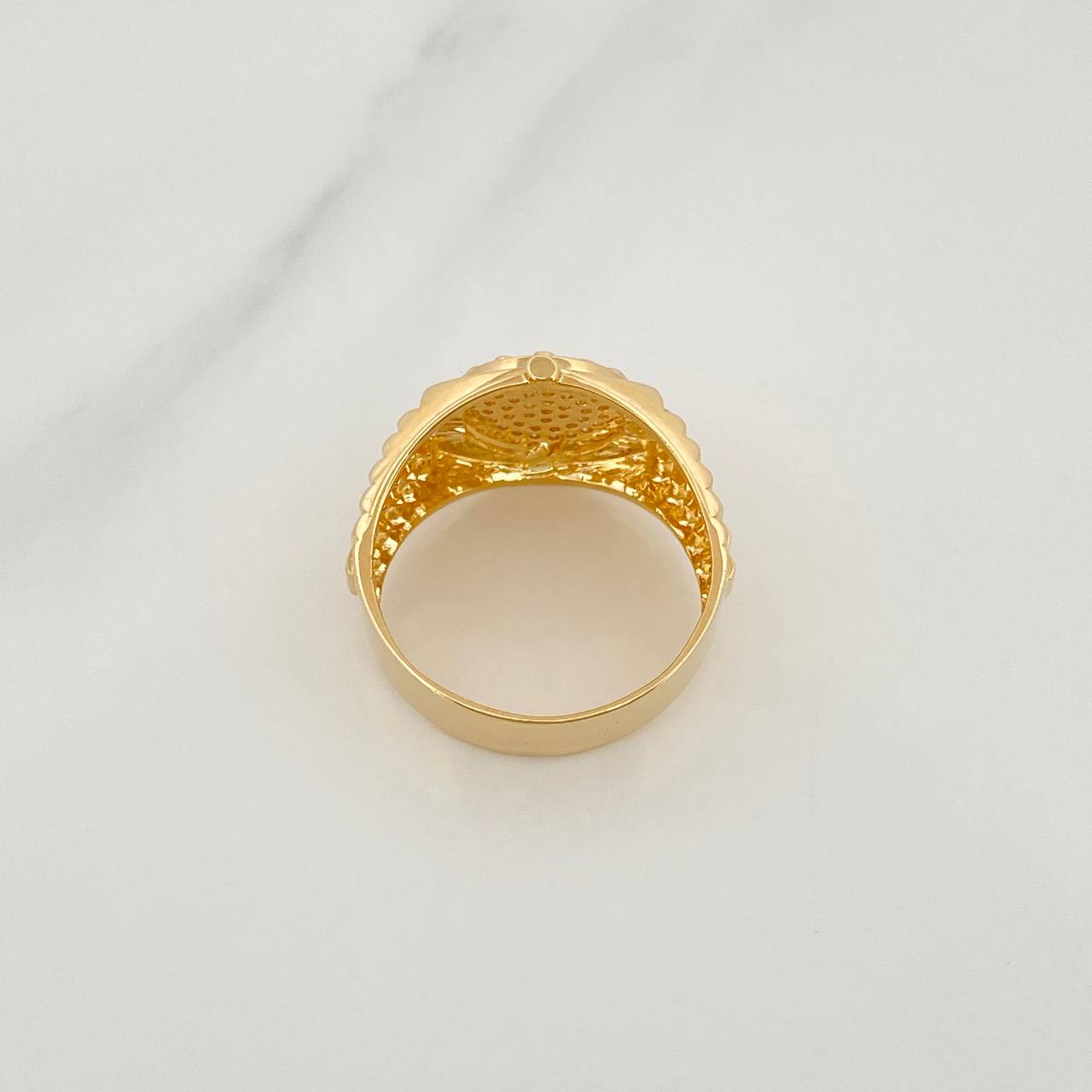 Anillo Corona 6.2 g / T10 Oro Amarillo 18K