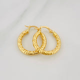 Candongas Majo 2.3 g / 3/4 in Oro Amarillo 18K