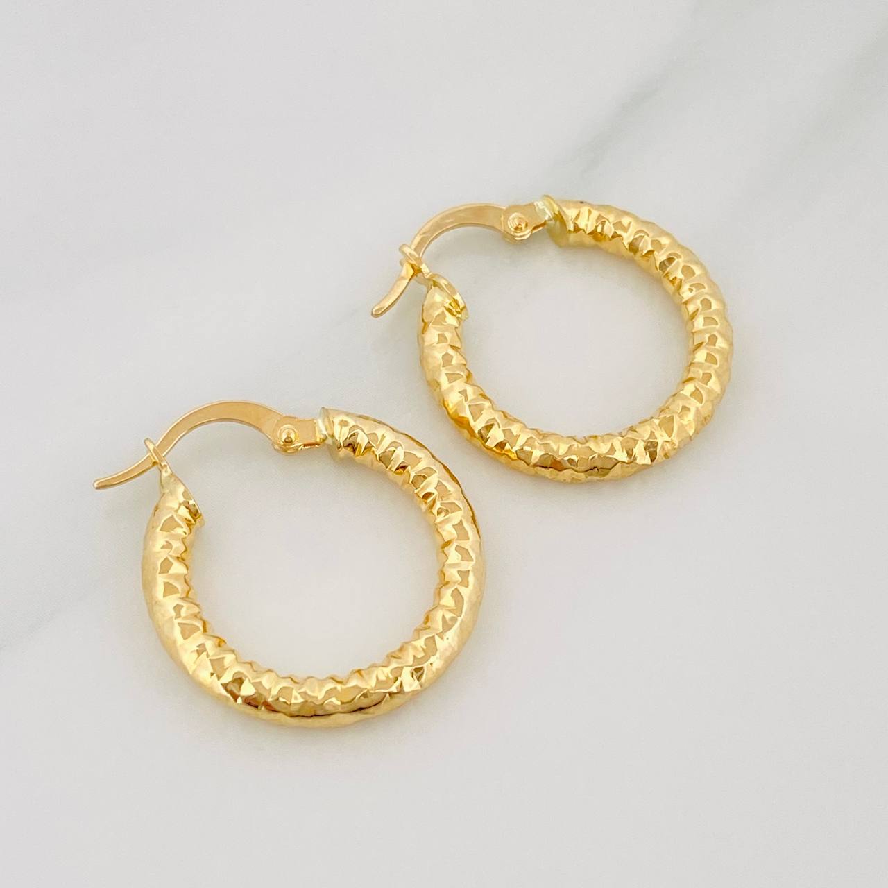 Candongas Majo 2.3 g / 3/4 in Oro Amarillo 18K