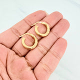 Candongas Adel 1.7 g / 3/4 in Oro Amarillo 18K