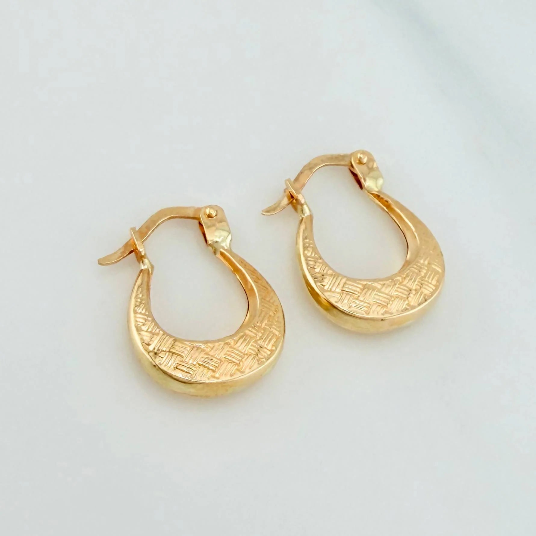 Candongas Bolso 1.2 g / 3/4 in Oro Amarillo 18K