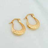 Candongas Bolso 1.2 g / 3/4 in Oro Amarillo 18K