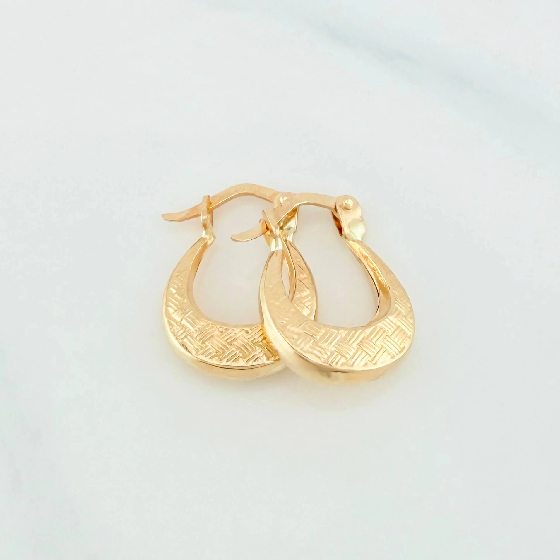 Candongas Bolso 1.2 g / 3/4 in Oro Amarillo 18K
