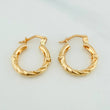 Candongas Fiora 1.45 g / 3/4 in Oro Amarillo 18K