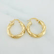 Hoop Earrings Lupe 3.2 g / 3/4 in Yellow Gold 18K