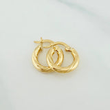 Candongas Mary 1.25 g / 1/2 in Oro Amarillo 18K