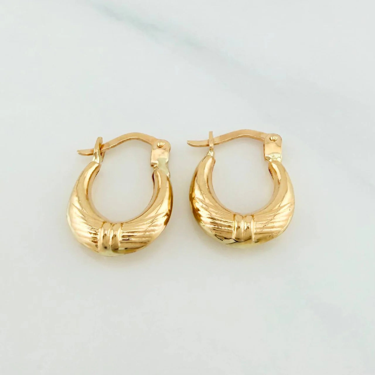 Candongas Bolsa 1.2 g / 1/2 in Oro Amarillo 18K