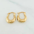 Candongas Bolsa 1.2 g / 1/2 in Oro Amarillo 18K