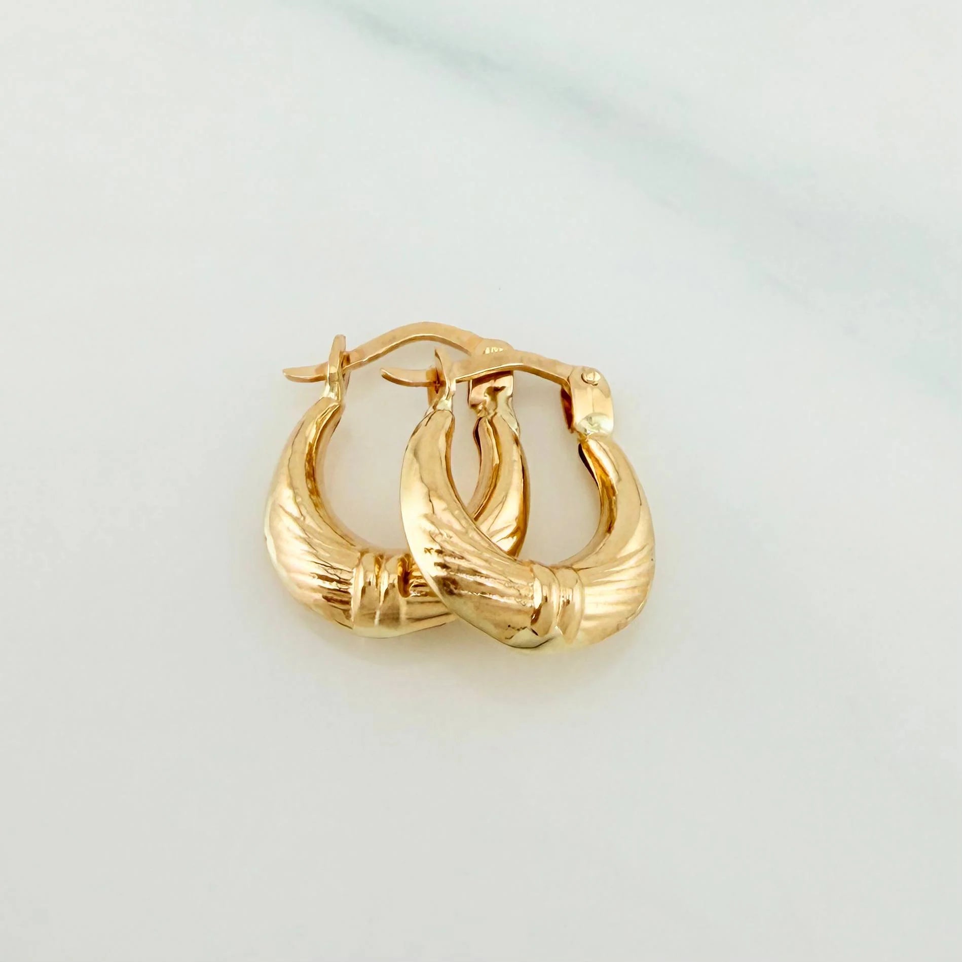 Candongas Bolsa 1.2 g / 1/2 in Oro Amarillo 18K