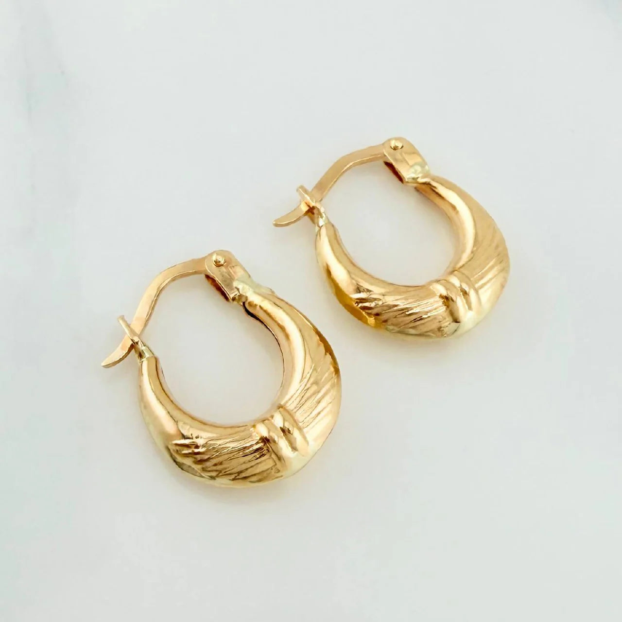 Candongas Bolsa 1.2 g / 1/2 in Oro Amarillo 18K