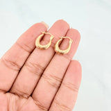 Candongas Bolsa 1.2 g / 1/2 in Oro Amarillo 18K