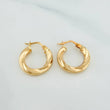 Candongas Martina 1.8 g / 1/2 in Oro Amarillo 18K