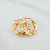 Candongas Martina 1.8 g / 1/2 in Oro Amarillo 18K
