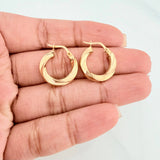 Candongas Martina 1.75 g / 1/2 in Oro Amarillo 18K