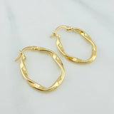 Candongas Crespa 1.8 g / 1 1/4 in Oro Amarillo 18K