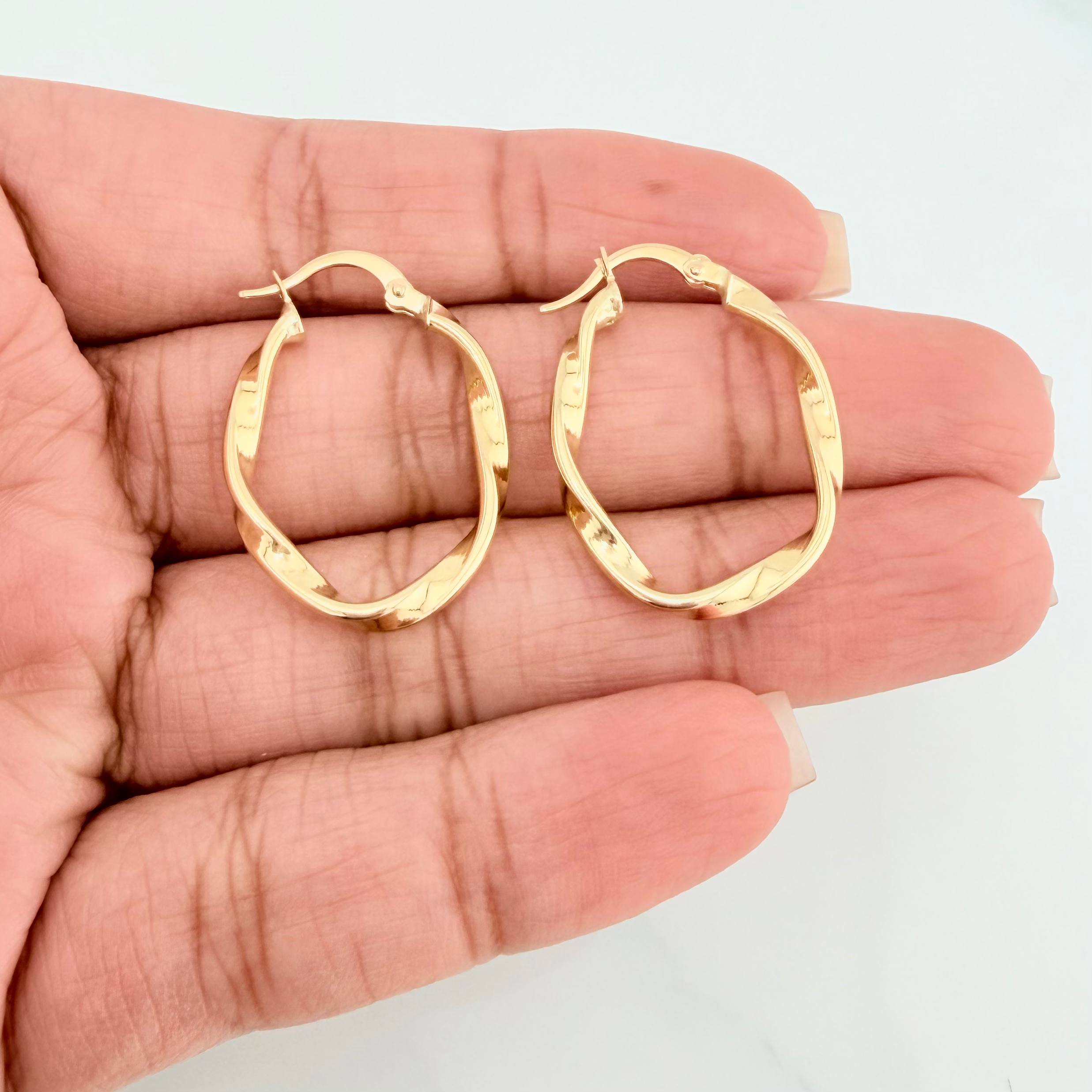 Candongas Crespa 1.8 g / 1 1/4 in Oro Amarillo 18K
