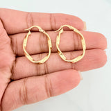 Candongas Crespa 1.8 g / 1 1/4 in Oro Amarillo 18K