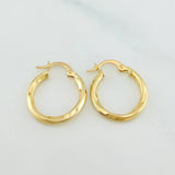 Candongas Mai 1.55 g / 3/4 in Oro Amarillo 18K